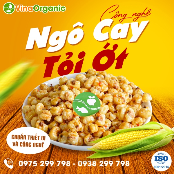Chuyển giao công nghệ ngô cay tỏi ớt mặn ngọt thơm ngon