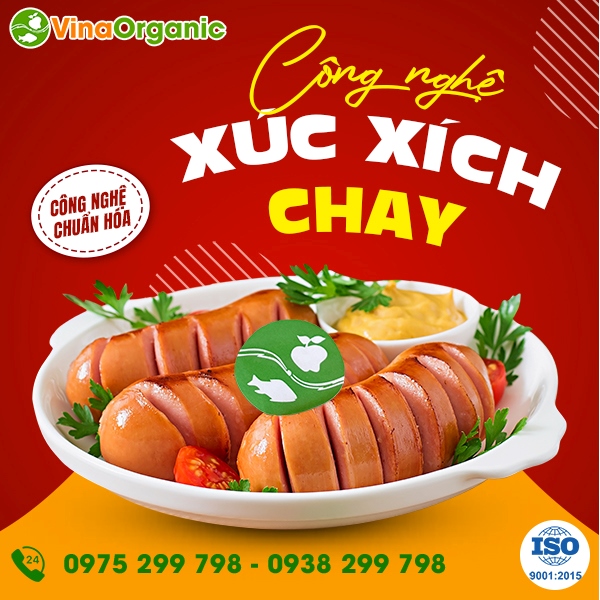 Chuyển giao Công nghệ xúc xích chay xông khói thơm ngon, bảo quản lâu dài