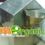 Máy rang đậu nành sấy giòn của VinaOrganic