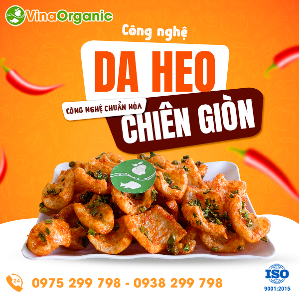 Chuyển giao công nghệ da heo chiên giòn đậm đà, giòn rụm