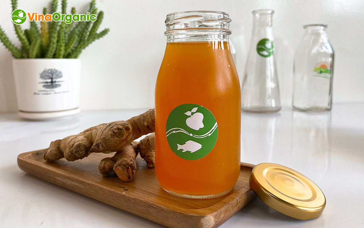 VinaOrganic chuyển giao công nghệ sản xuất nước nghệ tươi vị ngọt thanh, không tách lớp. Liên hệ ngay Hotline Zalo 0938299798 – 0975299798.