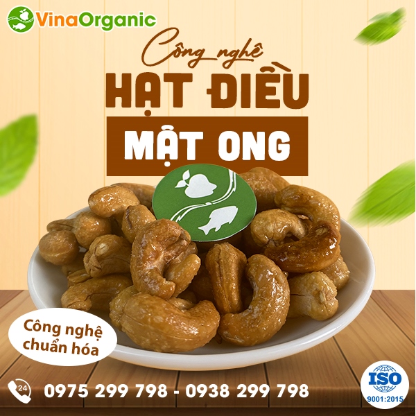 Chuyển giao công nghệ hạt điều mật ong chất lượng cao béo bùi