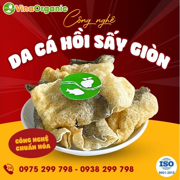Chuyển giao công nghệ da cá hồi sấy giòn thơm ngon, dinh dưỡng