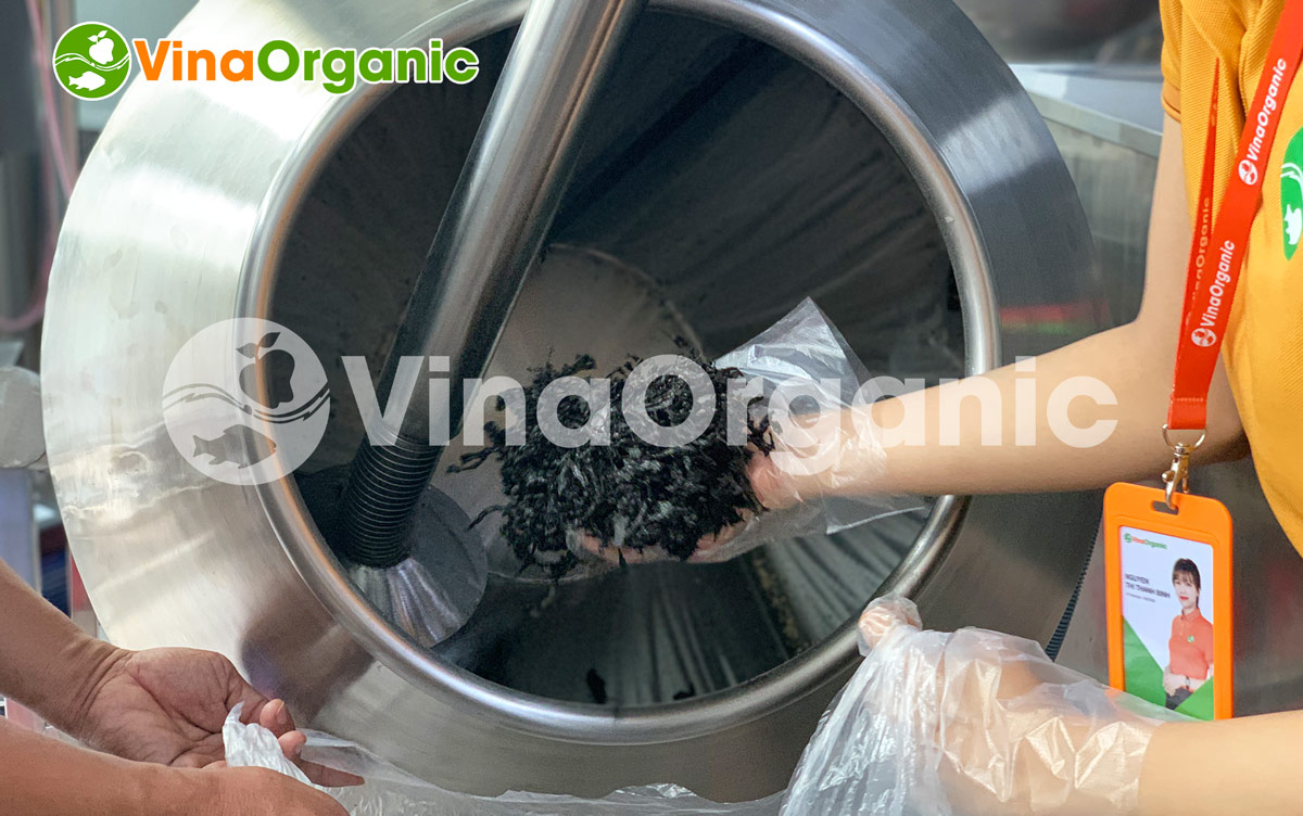 Máy vê dạng khía của VinaOrganic dùng trong vê trộn rong biển