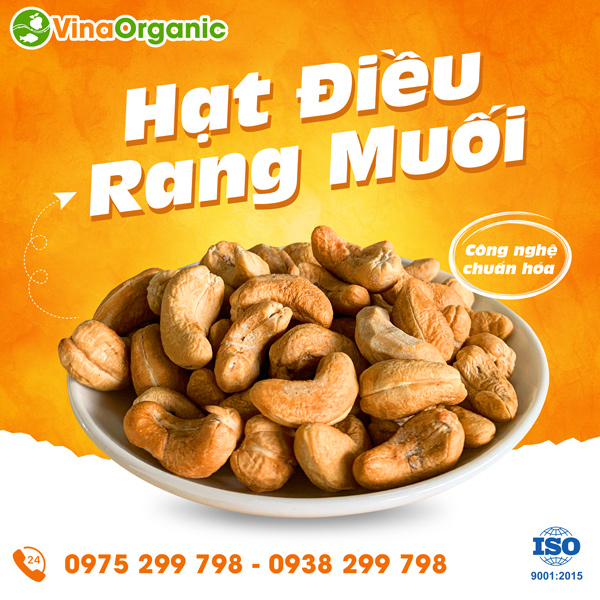 Chuyển giao công nghệ hạt điều rang muối dinh dưỡng thơm ngon