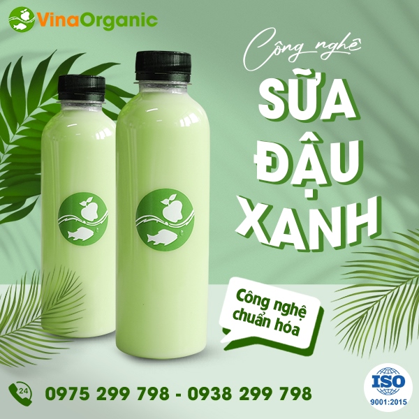 Chuyển giao công nghệ Sữa đậu xanh mới từ VinaOrganic