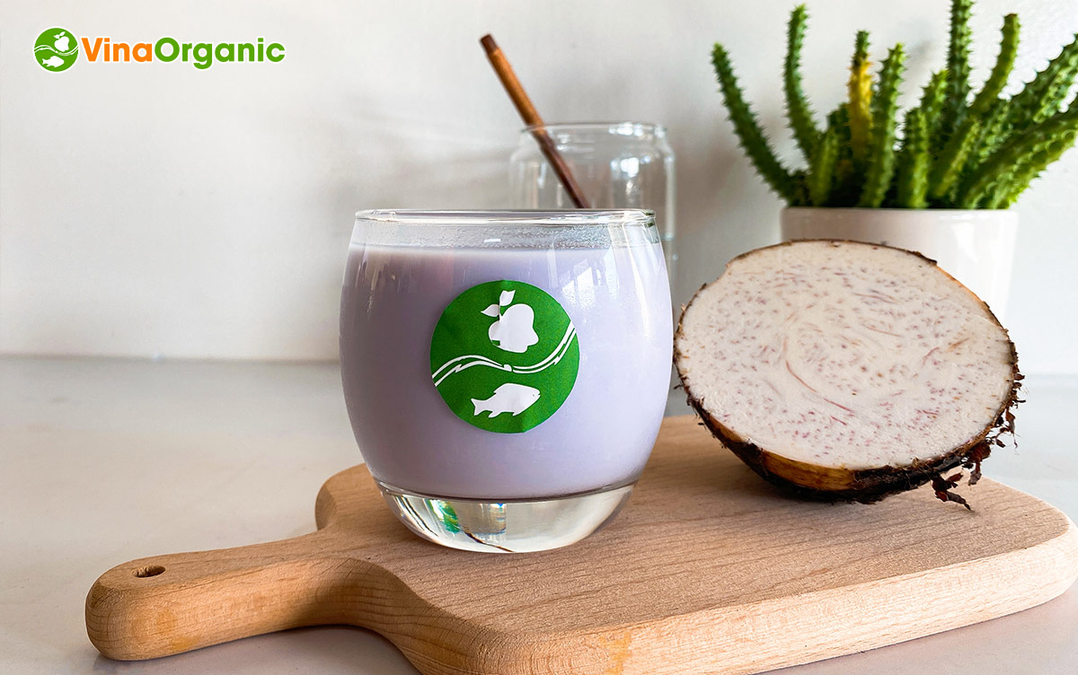 VinaOrganic chuyển giao Công nghệ Sữa khoai môn khoai lang tím thanh trùng béo bùi từ khoai môn và khoai lang tím. Liên hệ 0975299798 - 0938299798 ngay!