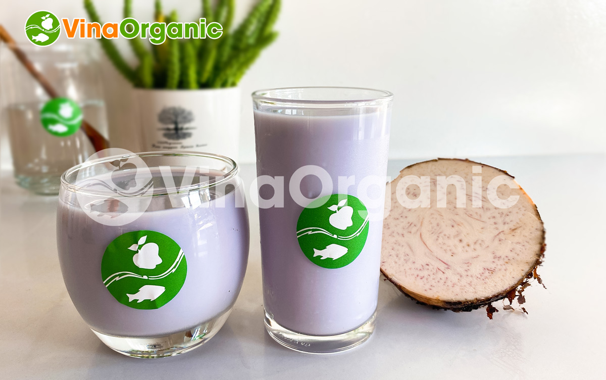 VinaOrganic chuyển giao công nghệ Sữa khoai môn khoai lang tím thanh trùng thơm ngon, dinh dưỡng. Liên hệ ngay Hotline/Zalo: 0938299798 – 0975299798.