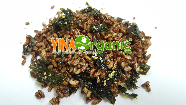 Cốm gạo lứt rong biển VinaOrganic - Sự kết hợp hoàn hảo
