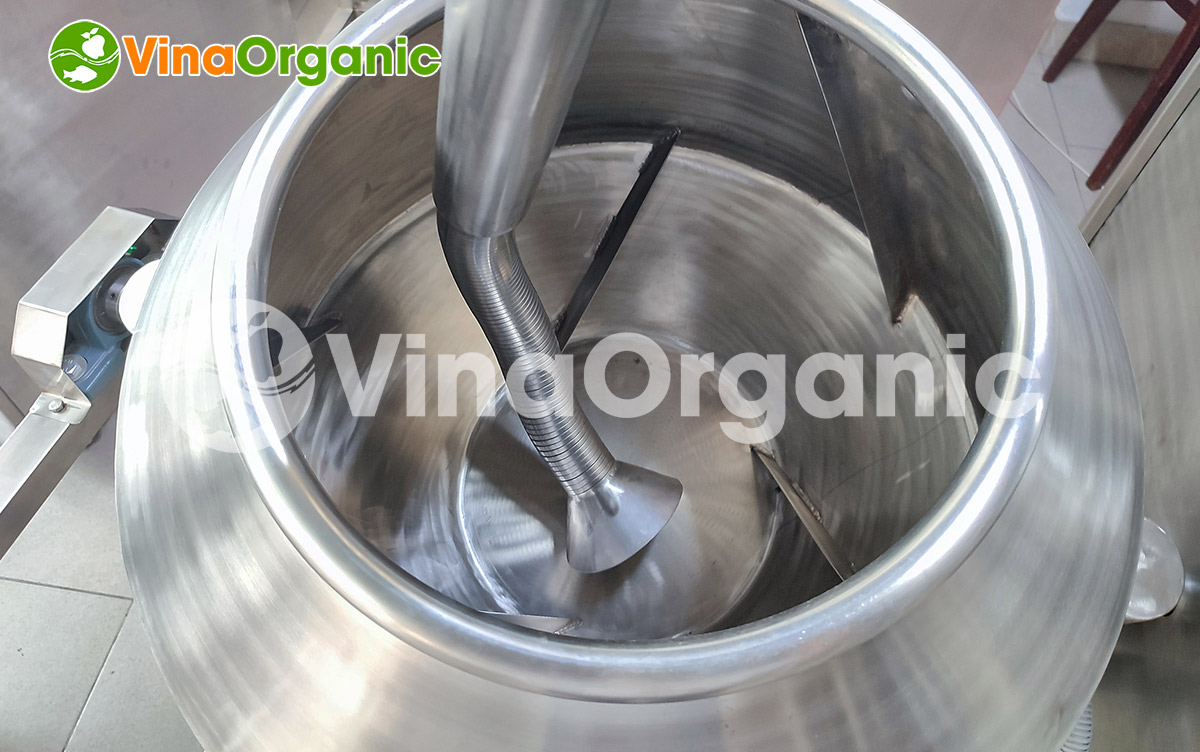 Máy vê trộn dạng lục 30kg, Model MVTL30 VinaOrganic vê hạt điều sữa dừa, trộn gia vị... Liên hệ ngay số Hotline/Zalo 0938299798 – 0975299798 để được tư vấn!