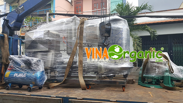 Quy trình sản xuất Chuối sấy giòn VinaOrganic