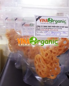 Công nghệ sản xuất Snack củ sen giòn tan, thơm ngon của VinaOrganic