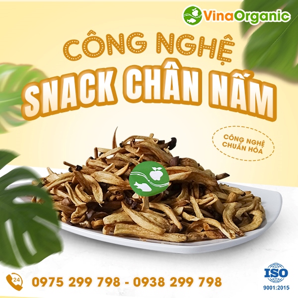 Công nghệ sản xuất Snack chân nấm mới bạn đã biết chưa?