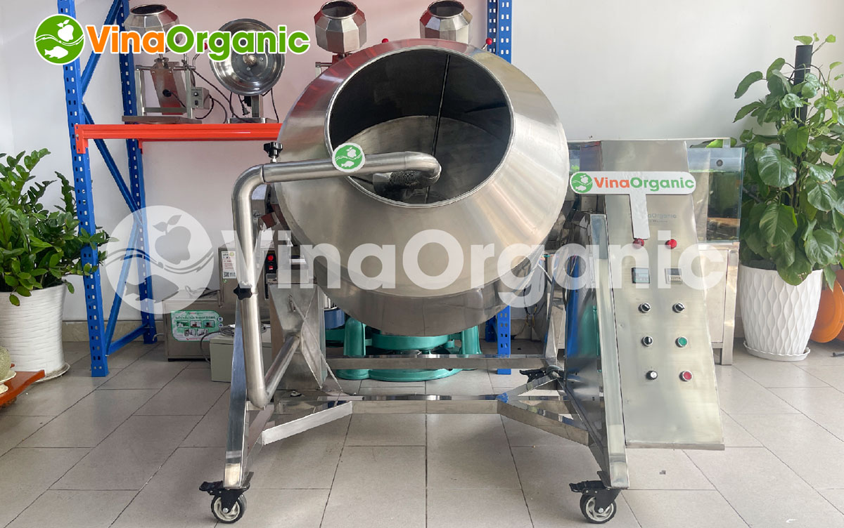 MVTL100 - Máy vê trộn dạng lục 100kg, trộn hạt điều wasabi, đậu phộng tỏi ớt. Liên hệ ngay Hotline/Zalo: 0938299798 – 0975299798 để được tư vấn và báo giá!