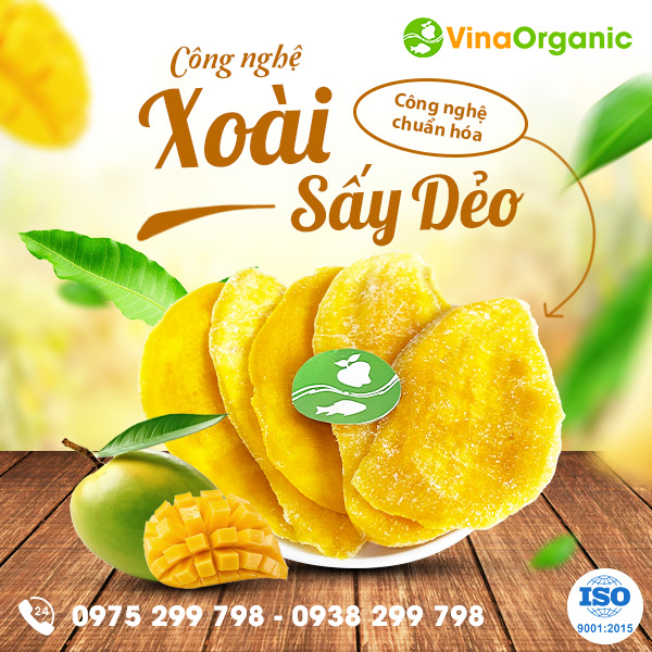 Chuyển giao công nghệ xoài sấy dẻo VinaOrganic