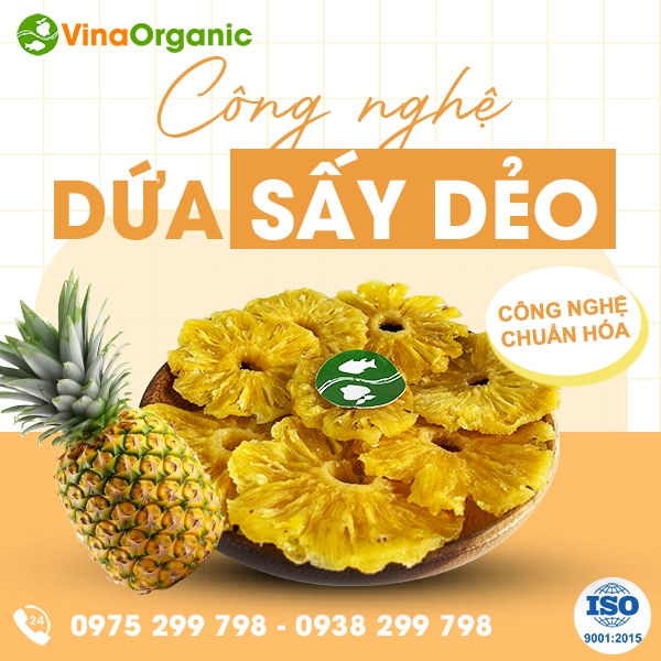 Chuyển giao công nghệ dứa sấy dẻo chua ngọt thơm ngon