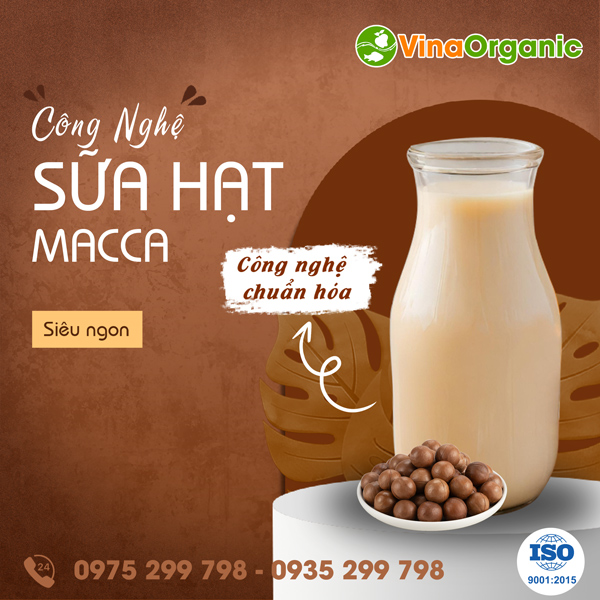Chuyển giao công nghệ sản xuất sữa mắc ca thanh trùng béo bùi, giàu dưỡng chất