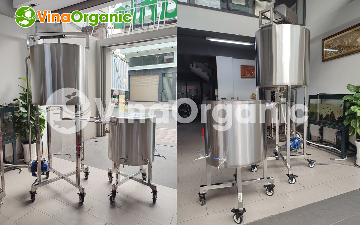 VinaOrganic cung cấp Thiết bị làm lạnh nhanh 500L, phù hợp với quy mô sản xuất công nghiệp. Hotline liên hệ: 0975 299798 - 0938299798