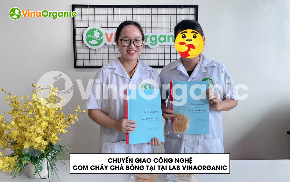 VinaOrganic chuyển giao công nghệ Cơm cháy chà bông (dạng vuông), thơm ngon, giòn rụm. Liên hệ ngay Hotline/Zalo: 0938299798 – 0975299798.