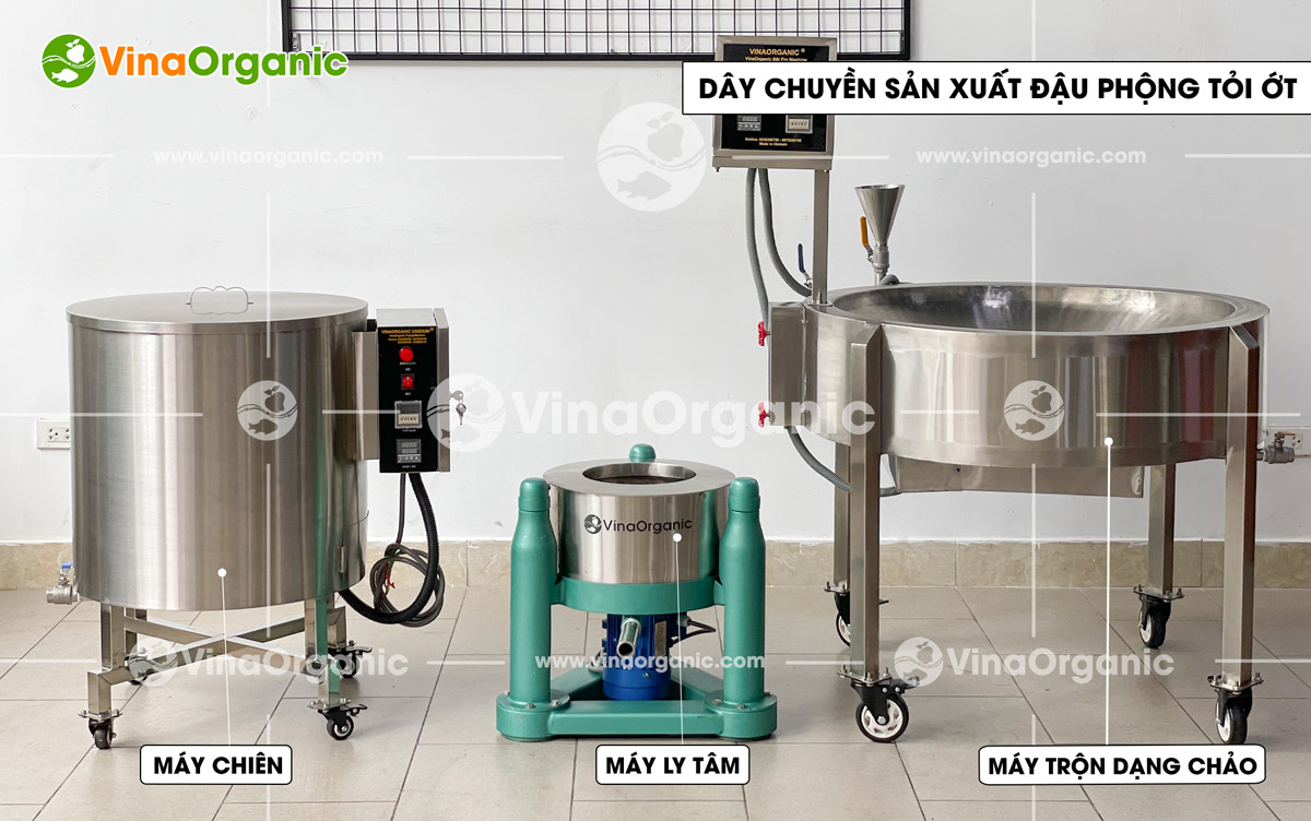 VinaOrganic chuyển giao công nghệ, máy thiết bị sản xuất đậu phộng tỏi ớt cho khách hàng. Liên hệ ngay hotline: 0975299798 - 0938299798.