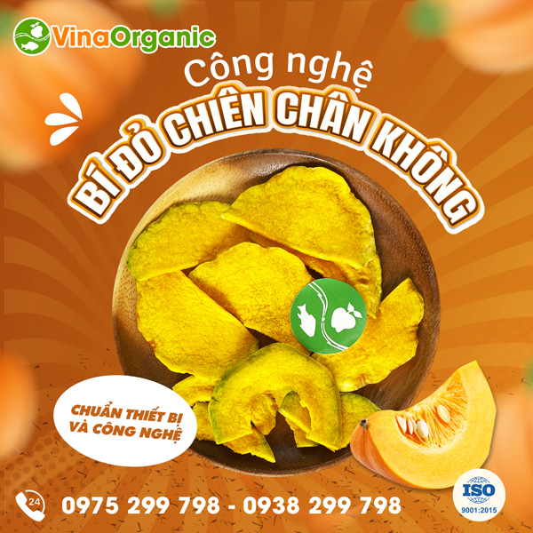 Chuyển giao công nghệ Bí đỏ sấy giòn thơm ngon