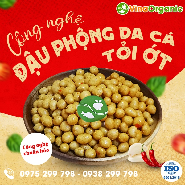 Chuyển giao công nghệ đậu phộng da cá tỏi ớt cay mặn ngọt thơm ngon
