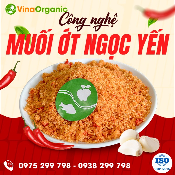 Chuyển giao Công nghệ Muối ớt Ngọc Yến hạt khô rời, bảo quản lâu dài