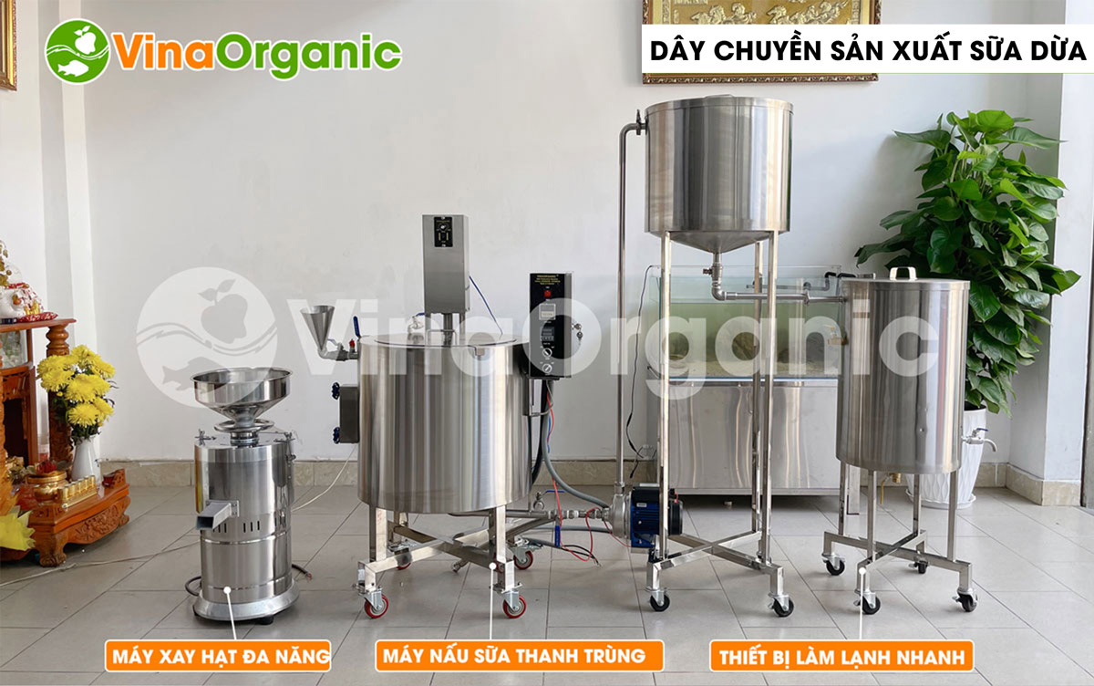 VinaOrganic cung cấp máy thiết bị và chuyển giao công nghệ sữa dừa chất lượng cao. Liên hệ ngay Hotline/Zalo: 0938299798 – 0975299798.