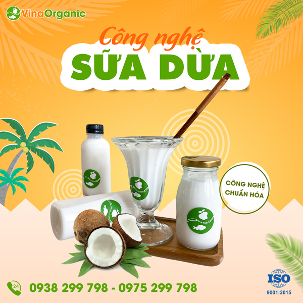 Chuyển giao công nghệ sản xuất Sữa dừa độc đáo từ VinaOrganic