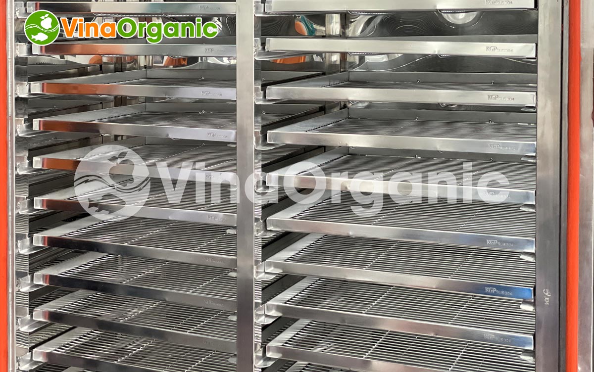 VG080 - Máy lên men tỏi đen 80 khay (40x40cm) VGarlic chất liệu inox 304, năng suất 240kg/mẻ. Hotline/Zalo: 0938299798 – 0975299798