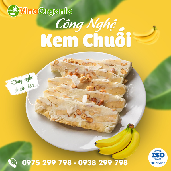 Chuyển giao công nghệ sản xuất Kem Chuối mềm mịn, thơm béo ngậy