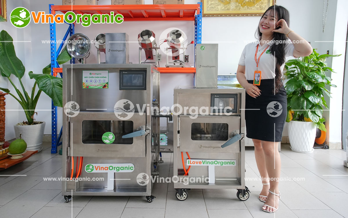 Máy chiên chân không 5kg, chiên khoai lang que, củ sen, điều khiển HMI, full inox, chiên đa năng. LH Hotline/Zalo 0938299798 - 0975299798 để được tư vấn!