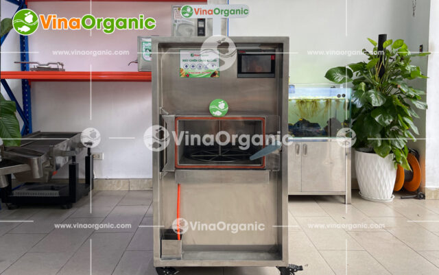 MC005 - Máy chiên chân không 5kg, chiên khoai lang que, củ sen