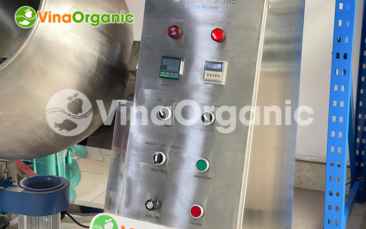 MVTT20 - Máy vê trộn dạng tròn 20kg, máy vê hạt inox 304, ứng dụng sản xuất đậu phộng da cá, đậu phộng socola. LH/zalo: 0938299798 - 0975299798