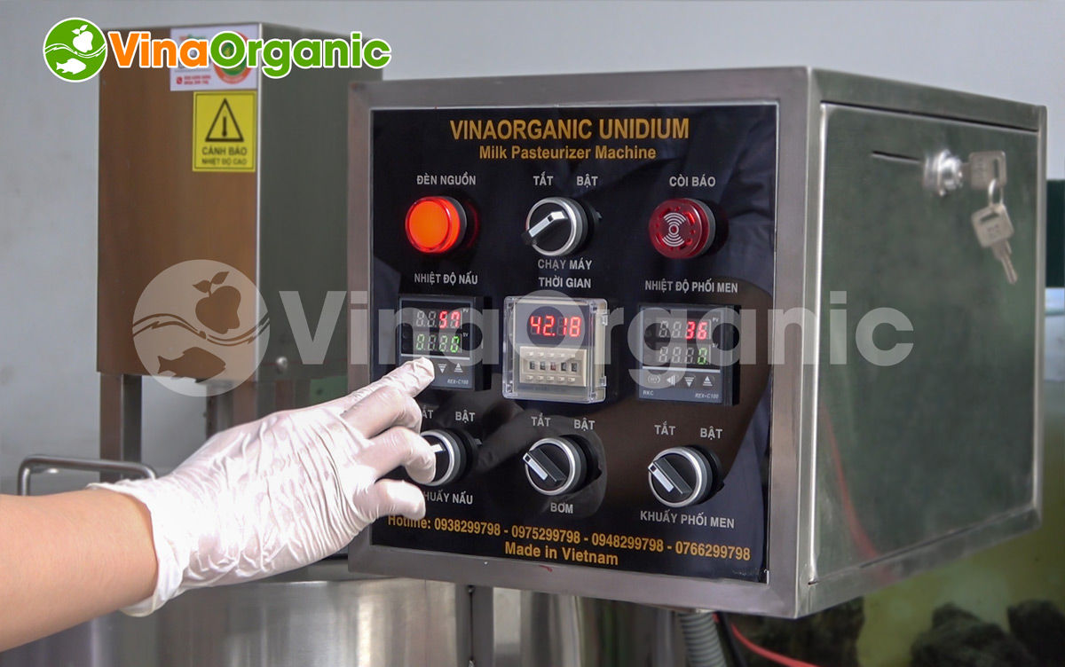 Máy nấu phối men sữa chua VYogurt 50L/mẻ VinaOrganic, Model VYM050 chất lượng cao, hiệu quả sản xuất tốt. Liên hệ Hotline/Zalo 0938299798 – 0975299798.