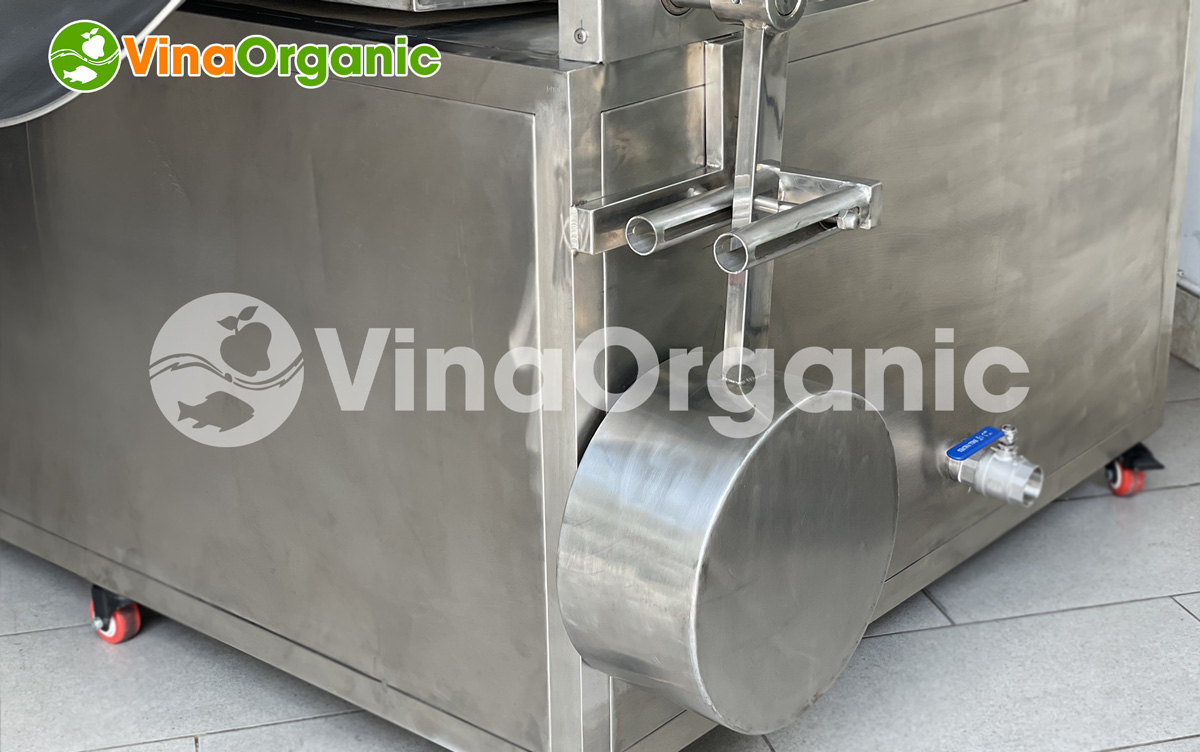 Máy chiên tự động nâng hạ 100L, model CTD10 VinaOrganic đa chức năng kết hợp cánh khuấy chất lượng cao. Liên hệ ngay Hotline/Zalo: 0938299798 – 0975299798.