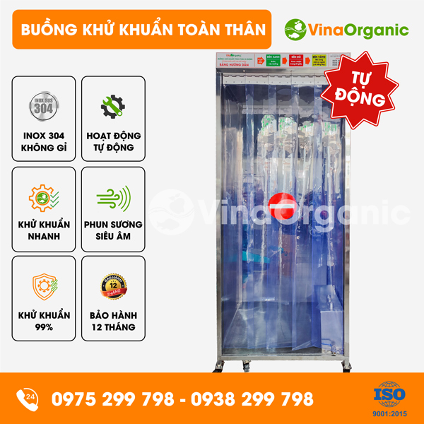 BKK200 - Buồng khử khuẩn toàn thân tự động, chất lượng cao