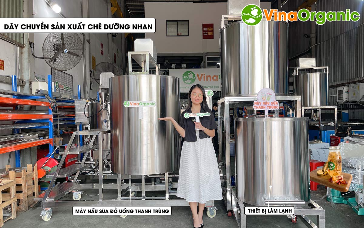 VinaOrganic chuyển giao công nghệ và máy sản xuất Chè dưỡng nhan đóng chai thanh mát, chất lượng cao. Liên hệ ngay Hotline/Zalo 0938299798 – 0975299798.