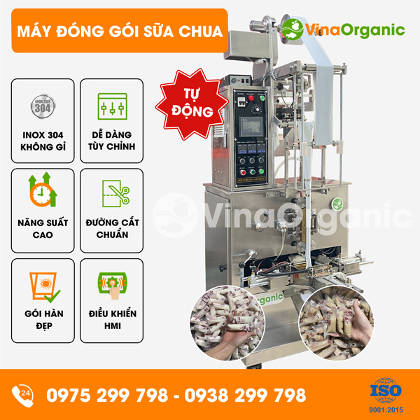 DGL3BS - Máy đóng gói sữa chua túi tam giác tự động