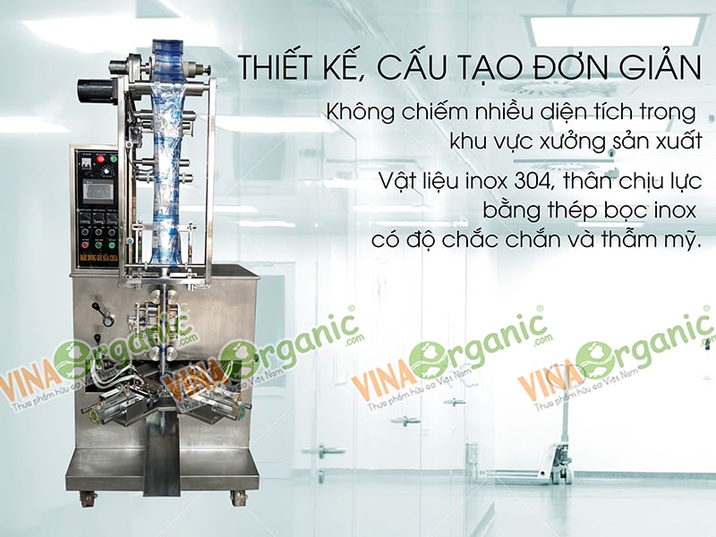 VinaOrganic giới thiệu máy đóng gói sữa chua túi tam giác tự động DGSC60. Máy đóng gói nhanh chóng, hiệu quả và an toàn vệ sinh thực phẩm.