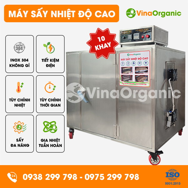 MSC1046 - Máy sấy giòn ngũ cốc 10 khay (40x60cm) sấy chín hạt điều
