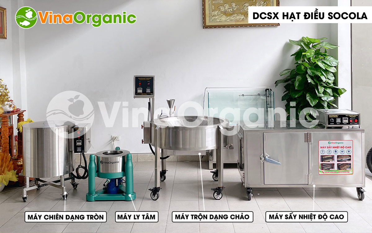 VinaOrganic chuyển giao công nghệ hạt điều socola chuẩn hóa, dễ thực hiện. Liên hệ ngay Hotline/Zalo: 0938299798 – 0975299798.