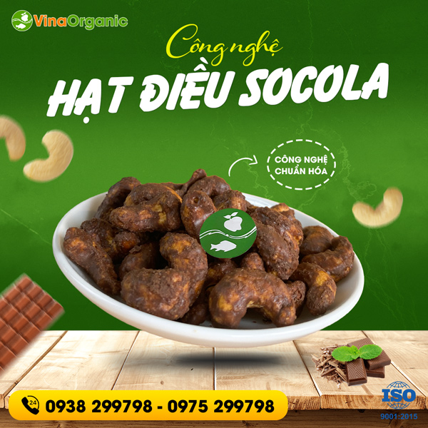 Chuyển giao công nghệ Hạt điều socola VinaOrganic