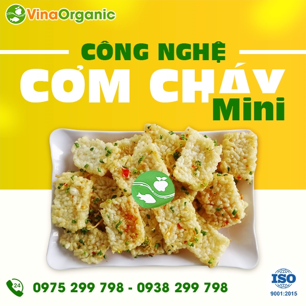 Chuyển giao Công nghệ cơm cháy chà bông mini giòn tan, đậm đà hương vị
