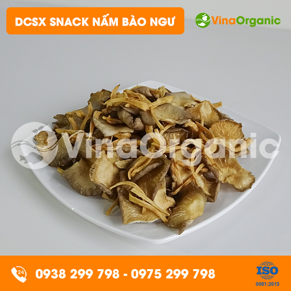 Dây chuyền sản xuất Snack Nấm bào ngư năng suất 10kg/mẻ, thơm ngon