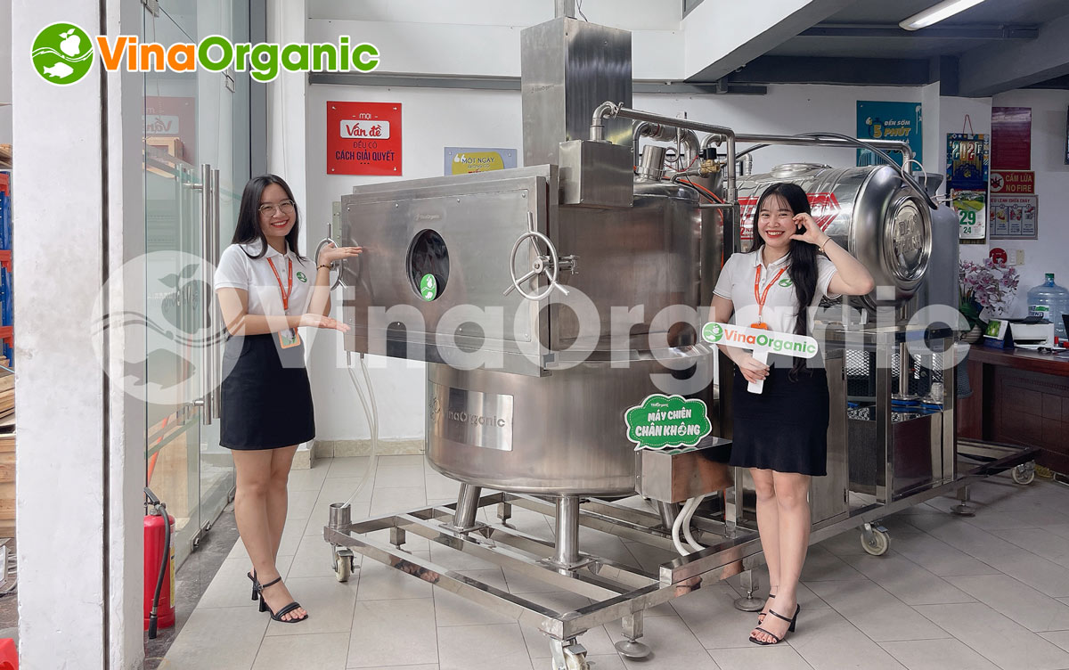 MC050 - Máy chiên chân không 50kg, chiên giòn đậu bắp, hạt sen, full inox 304, tiết kiệm điện. Liên hệ Hotline/Zalo 0938299798 - 0975299798 để được tư vấn!