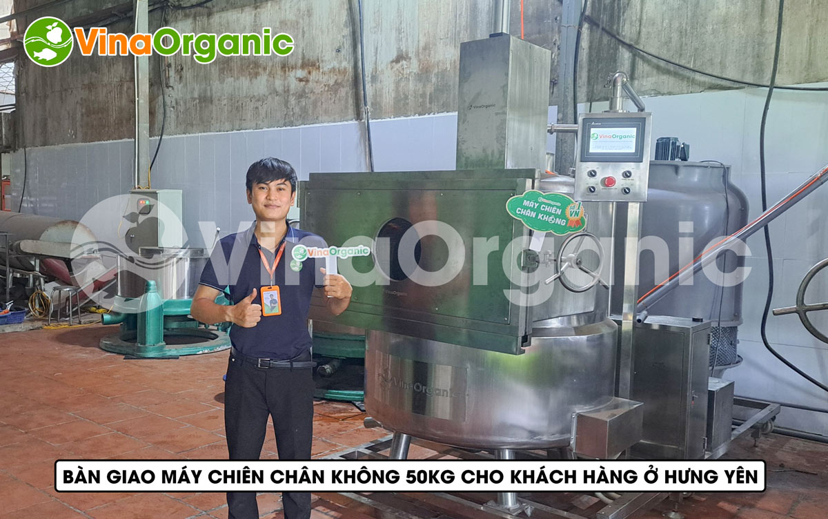 MC050 - Máy chiên chân không 50kg, chiên giòn đậu bắp, hạt sen, full inox 304, tiết kiệm điện. Liên hệ Hotline/Zalo 0938299798 - 0975299798 để được tư vấn!