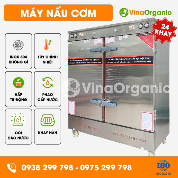 TC024 - Máy nấu cơm 24 khay, tiết kiệm thời gian, nâng cao năng suất