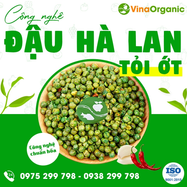 Chuyển giao công nghệ đậu hà lan tỏi ớt mặn ngọt cay vừa phải