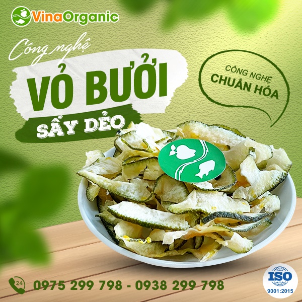 Chuyển giao công nghệ vỏ bưởi sấy dẻo mới lạ, thơm ngon